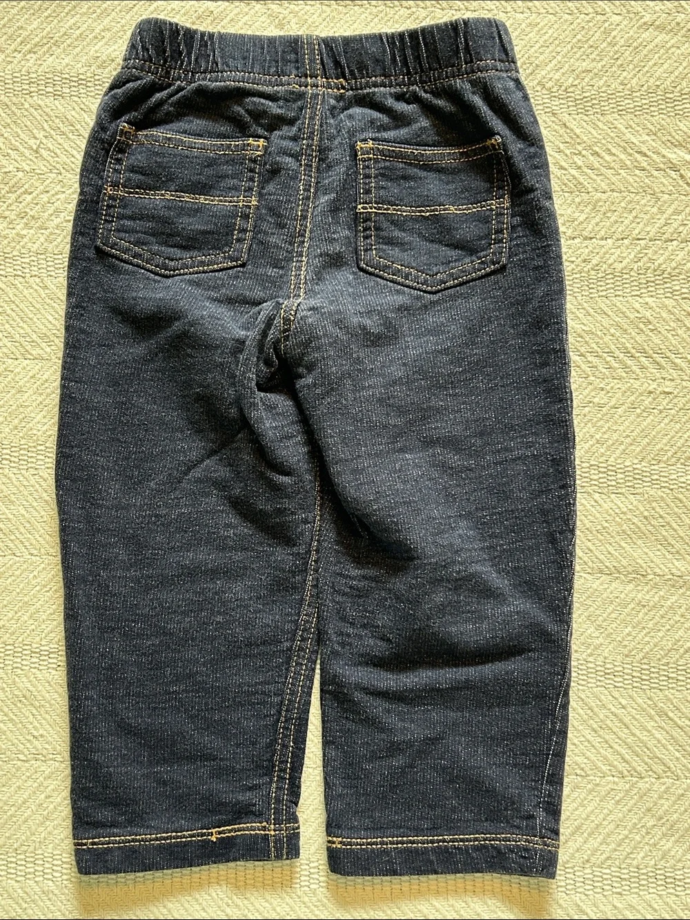 Carter's Navy Pull-On Knit Denim Pants